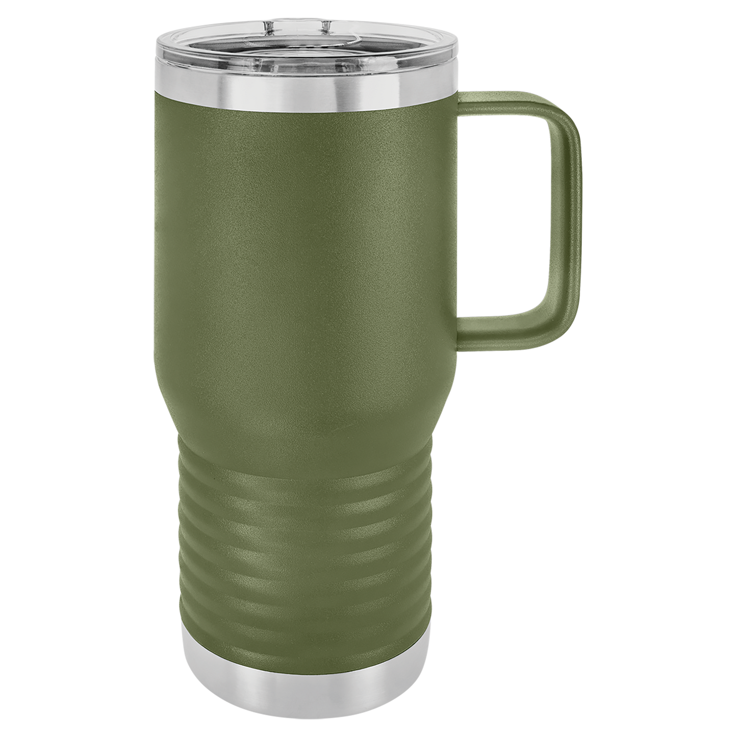 Bluwing 30 oz Tumbler with Handle-Travel Coffee Mug 30 oz, Grass Green